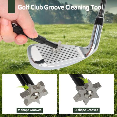 14PCS Golf Club Cleaning Kit, Include Golf Club Cleaner Brush with Water Microfiber Golf Towel Pink Golf Tees Golf Ball Bag Golf Divot Repair Tool Golf Accessories for Women, Pink in Saudi Arabia