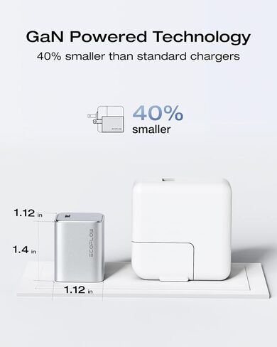 EF ECOFLOW Rapid Power Bank Wireless 5000mAh, Qi2 Certified Ultra-Fast Magnetic Portable Charger with Stand & Built-in USB-C Cables, Battery Pack Compatible with iPhone 16/15, Samsung, iPad, AirPods in Kuwait