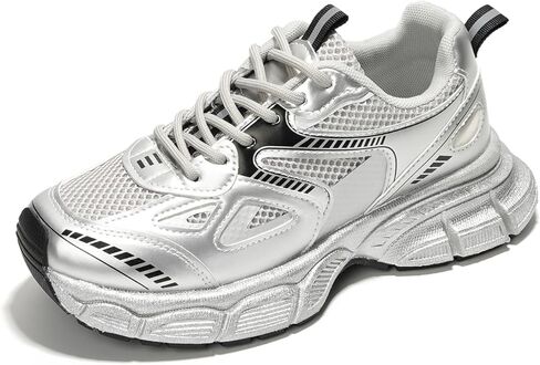 أحذية Cape Robbin Liane A الرياضية النسائية المكتنزة، أحذية برباط أنيقة ذات نعل سميك، أحذية رياضية مكتنزة عصرية للنساء، مثالية للسيدات المتقدمات في الموضة in Kuwait