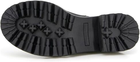 حذاء JBU نسائي Rd بمقدمة مستديرة تشيلسي بسحاب كاجوال وكعب متوسط ​​للكاحل 2-3 بوصة - أسود in Kuwait