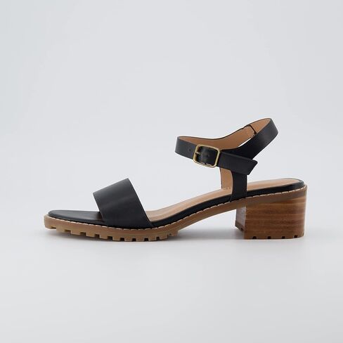 CUSHIONAIRE Flynn one band block heel sandal +Memory Foam, Wide Widths Available in Kuwait