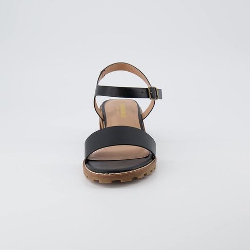 CUSHIONAIRE Flynn one band block heel sandal +Memory Foam, Wide Widths Available in Kuwait