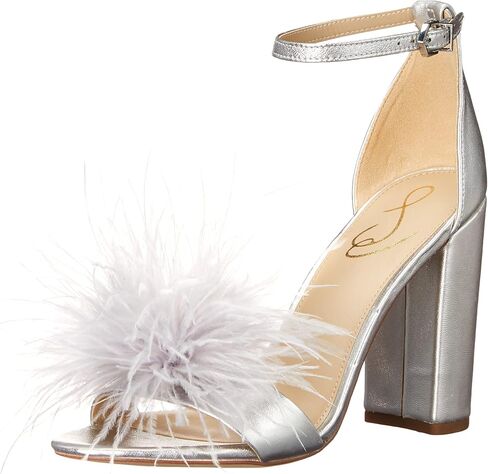 Sam Edelman Women's Yaro Feather Heeled Sandal in Saudi Arabia