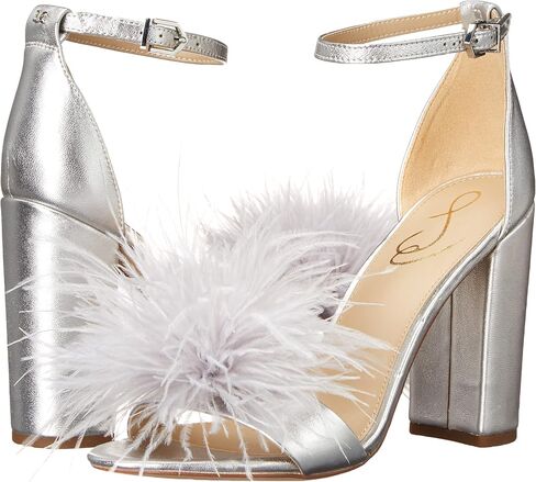 Sam Edelman Women's Yaro Feather Heeled Sandal in Saudi Arabia