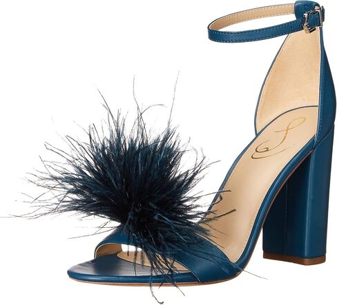 Sam Edelman Women's Yaro Feather Heeled Sandal in Saudi Arabia