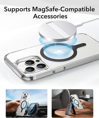 ESR for MagSafe Sticker 360, MagSafe Ring Magnet (HaloLock), 4 Pack Magnetic Ring, Universal Magnetic Wireless Charger Conversion Kit for iPhone 16/15/14/13/12/11, Galaxy S23/S22/S21 and More, White in Saudi Arabia
