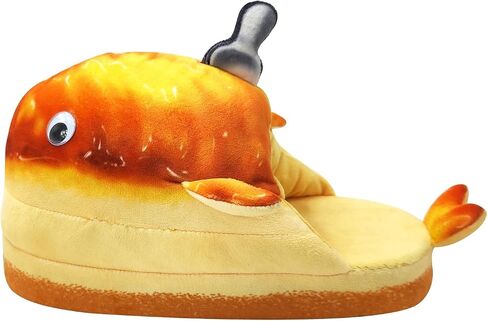 Funny Bread Slippers for Women,Adult Food Bread Whale Slippers, Winter Plush Food Slippers,Novelty Cartoon Cotton Slippers,Birthday Gifts for Women Men in Saudi Arabia