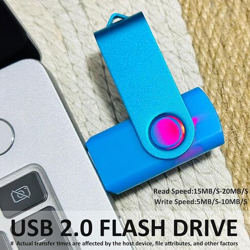 محرك أقراص فلاش USB 2.0 سعة 2 جيجابايت، 20 حزمة محرك إبهام، محرك أقراص دوار ملون، محرك أقراص USB سريع، محرك أقراص فلاش، محرك أقراص فلاش تخزين USB كبير مثالي للمناسبات وتخزين البيانات المشتركة في المكتب in Kuwait