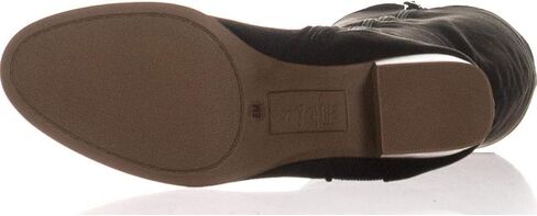 Style & Co. أزياء نسائية من جلد الغزال Finnly بمقدمة مغلقة فوق الركبة، أسود، مقاس 6.0 in Kuwait