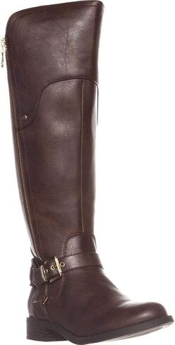 G by Guess Womens Harson5 Closed Toe Knee High Boots Fashion, Brown, Size 5.0 in Saudi Arabia