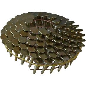 13-362 1-1/4in. x 0.120in. 15 Degree Electrogalvanized Smooth Shank Coil Roofing Nail 7,200/Box