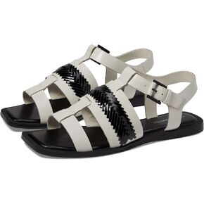 Vince Camuto Womens BACHELEN Faux Leather Square toe Gladiator Sandals