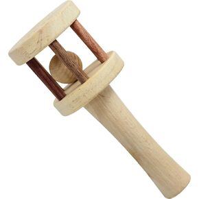 Adventure Awaits! Wooden Montessori Baby Rattle Teething Toy | Educational Toy for Toddlers & Preschoolers