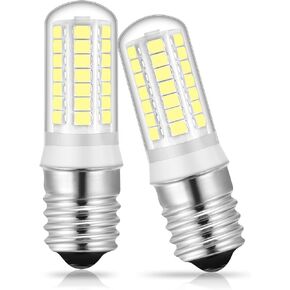 E17 LED Bulb Dimmable,4W Microwave Oven Bulb,Warm White 3000K,40W Incandescent Equivalent,Fit for Over Stove Appliance,4 Pack