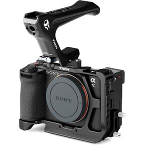 Tilta Base Kit for a7C II / a7C R | Includes: Full Camera Cage | LWS Baseplate | NATO Top Handle | 15mm rods | 18mm NATO Rail Attachment (Black) in Kuwait