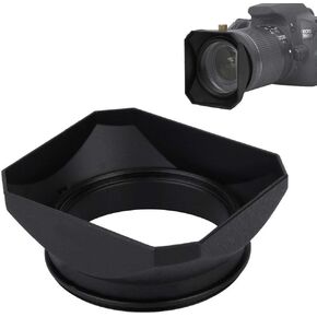 55mm Camera Lens Hood, Lens Hood Lens Shade Accessory for All Kinds of Cameras and Mirrorless Camera Lens Filter, Screw-in(55MM)
