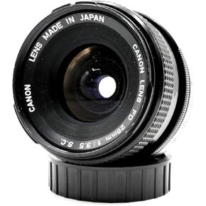 Canon 28mm f/3.5 SC (Super Spectra Coating) Breech Mount FD Manual Focus Lens (Renewed)