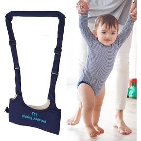 Baby Walking Harness, Handheld Kids Walker Helper Toddler Infant Walker Skin Friendly Relieve Back Pain Adjustable Prevent Getting Lost Child Walk Support Assist Trainer Tool ()