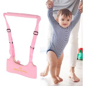 Baby Walking Harness, Handheld Kids Walker Helper Toddler Infant Walker Skin Friendly Relieve Back Pain Adjustable Prevent Getting Lost Child Walk Support Assist Trainer Tool ()