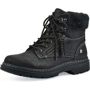 CLIFFS BY WHITE MOUNTAIN Women's Powell Cushioned Lace-Up City Hiker Ankle Bootie