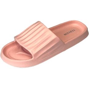 Soft Non-Slip Slippers ｜Indoor,Guest and Bathroom Use | Durable soles | Excellent Coverage