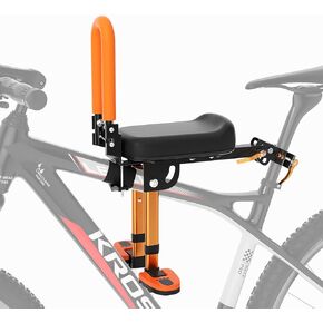 Child Bike Seat - Front Mount, Kids Bike Seat for Adult Bike,Retractable Baby Bike Seat Front Mounted, Toddler Bike Seat for Children 2~6 Years