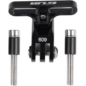 GUB Bike Camera Mount,Aluminium Bicycle Stem Front Camera Holder Mount Universal for GoPro Garmin Xiaomi SJCAM Action Camera (BLACK09)