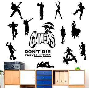 SUPANT Game stickers for wall decal, Where We Droppin Boys for, Gaming Poster Murals for Dancing Nursery Boys Room Vinyl Bedroom Home Kids Decal Playroom（Large Size）