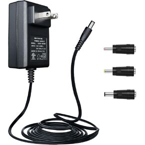 2Pack 5V 2A AC Adapter, 10Watt AC 100~240V to DC 5V 2000mA Versatile Charger Power Adapter with 3 Tips for USB Hub,TV Box,Tablet,Camera,BT Speaker,GPS,Router and More, ETL FCC