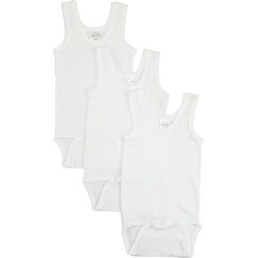 Bambini White Tank Top Onezie-Newborn