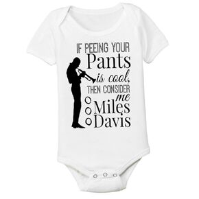 If Peeing Your Pants is Cool Consider Me 12-18 Months Baby Bodysuit Onesie Funny Billy Madison Quote Tshirt MILE1218SS