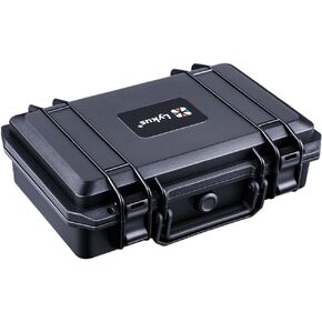 Lykus HC-2710 Waterproof Hard Case with Foam, Interior Size 10.6x6.3x3.1 inch, Suitable for pistol,small electronics and more
