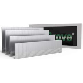 حزمة متعددة من مسامير MProve شديدة التحمل مقاس 18 بوصة 1 بوصة (25 مم)، 1-3/8 بوصة (35 مم)، 1-3/4 بوصة (45 مم) و2 بوصة (51 مم) مسامير براد مجلفنة كهربائيًا [2000 مسمار] in Kuwait