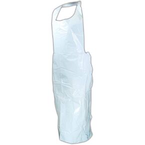 MAGID DA2845W EconoWear White 28" x 45" 2 Mil. Disposable Polyethylene Apron, 3, Blue, 28x45 (Pack of 100)