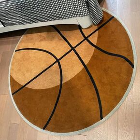Black Soccer Soft Plush Round ABC Rug for Kids Room 4 ft Alphabet Rug Non Slip Nursery Rug Bedroom Playroom Rug Washable Classroom ABC Circle Rug for Kids Baby Toddlers in Saudi Arabia