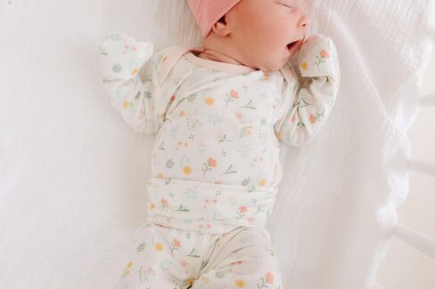 Copper Pearl Long Sleeve Bodysuit Baby: Ultra Soft Baby for Newborns, Boys, and Girls - Stylish, Comfortable, Overlap Shoulders, Premium Knit Fabric - 6-12 Months, Lacie in Kuwait