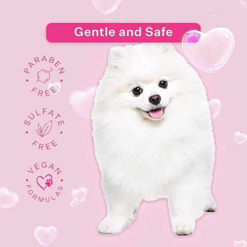 شامبو باريس هيلتون للكلاب - شامبو للحيوانات الأليفة برائحة البرغموت للكلاب والجراء، الشوفان المغذي والصبار، 480 مل - شامبو فاخر للكلاب من جميع السلالات in Kuwait