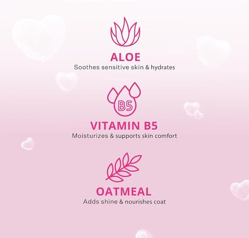 شامبو باريس هيلتون للكلاب - شامبو للحيوانات الأليفة برائحة البرغموت للكلاب والجراء، الشوفان المغذي والصبار، 480 مل - شامبو فاخر للكلاب من جميع السلالات in Kuwait