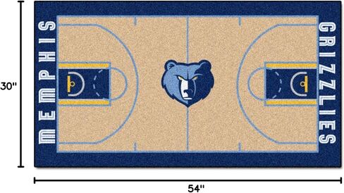 FANMATS NBA New Orleans Pelicans نايلون وجه NBA Court Runner - كبير، 29.5x54 in Kuwait
