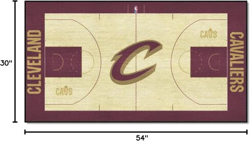 FANMATS NBA New Orleans Pelicans نايلون وجه NBA Court Runner - كبير، 29.5x54 in Kuwait