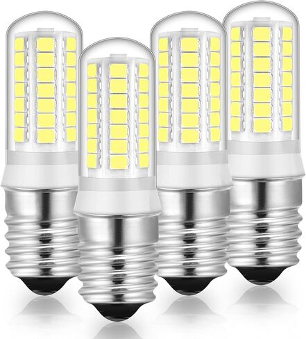 لمبة E17 LED قابلة للتعتيم، لمبة فرن الميكروويف 4 وات، أبيض دافئ 3000 ك، ما يعادل 40 وات، مناسبة لأجهزة الموقد، 4 عبوات in Saudi Arabia