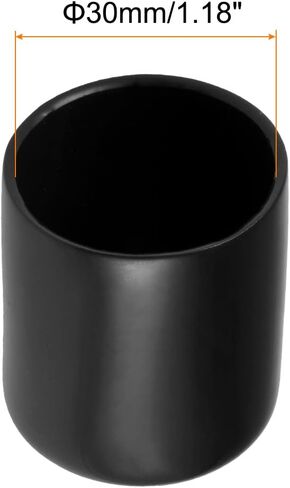Screw Thread Protector Cover Rubber End Caps, [for Screw, Bolt] - 24mm ID/Red/5pcs in Saudi Arabia