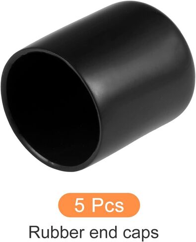 Screw Thread Protector Cover Rubber End Caps, [for Screw, Bolt] - 24mm ID/Red/5pcs in Saudi Arabia