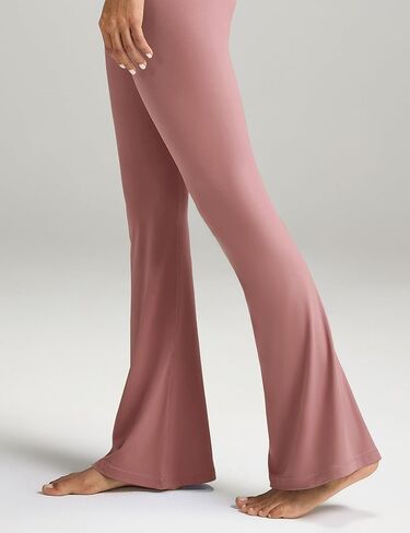 Women's Crossover Flare Leggings, High Waisted Wide Leg Flared Yoga Pants in Kuwait