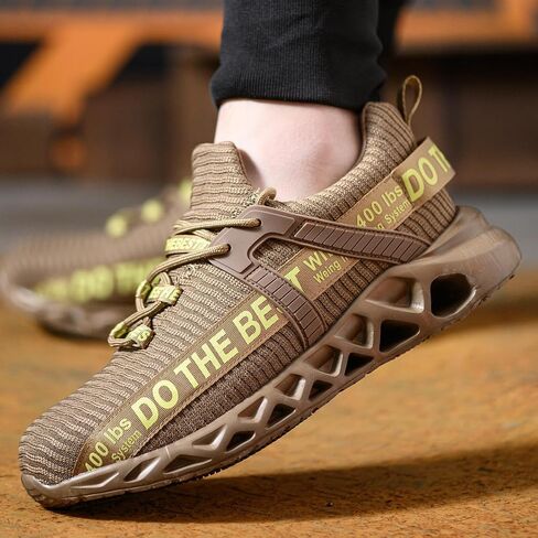 Non Slip Steel Toe Shoes for Men Women Comfortable Work Shoes Lightweight Safety Composite Toe Shoes in Kuwait