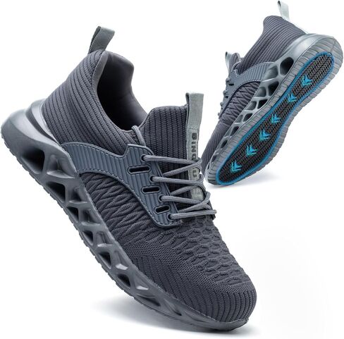 Non Slip Steel Toe Shoes for Men Women Comfortable Work Shoes Lightweight Safety Composite Toe Shoes in Kuwait