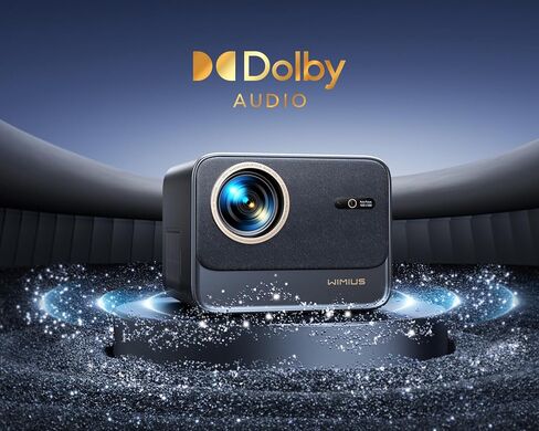 [معتمد من Netflix وصوت Dolby] جهاز عرض 4K مع Wifi6 وبلوتوث، WiMiUS 700ANSI Native 1080P 6D التركيز التلقائي وجهاز عرض ذكي للمسرح المنزلي Keystone، جهاز عرض أفلام خارجي مع تطبيقات Netflix 7000+ in Kuwait