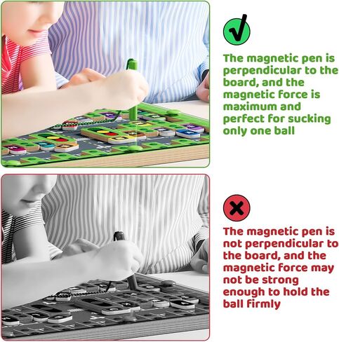 Magnetic Alphabet Maze,Montessori Toys,Alphabet Puzzle Toddler Toys for Ages 2-4,Sensory Toys Fine Motor Skills,Birthday Gifts for Kids in Saudi Arabia