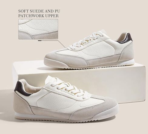 LUCKY STEP Women's Fashion Sneakers Tennis Shoes Casual Neutral Comfortable Walking Shoes Running Trendy Gym Workout Shoes in Kuwait