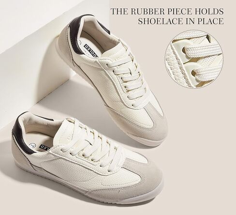 LUCKY STEP Women's Fashion Sneakers Tennis Shoes Casual Neutral Comfortable Walking Shoes Running Trendy Gym Workout Shoes in Kuwait